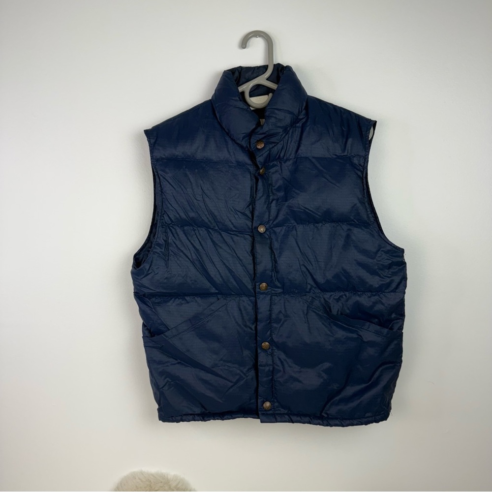 Vintage Zero Zone‎ Down Men's Classic Blue Vest